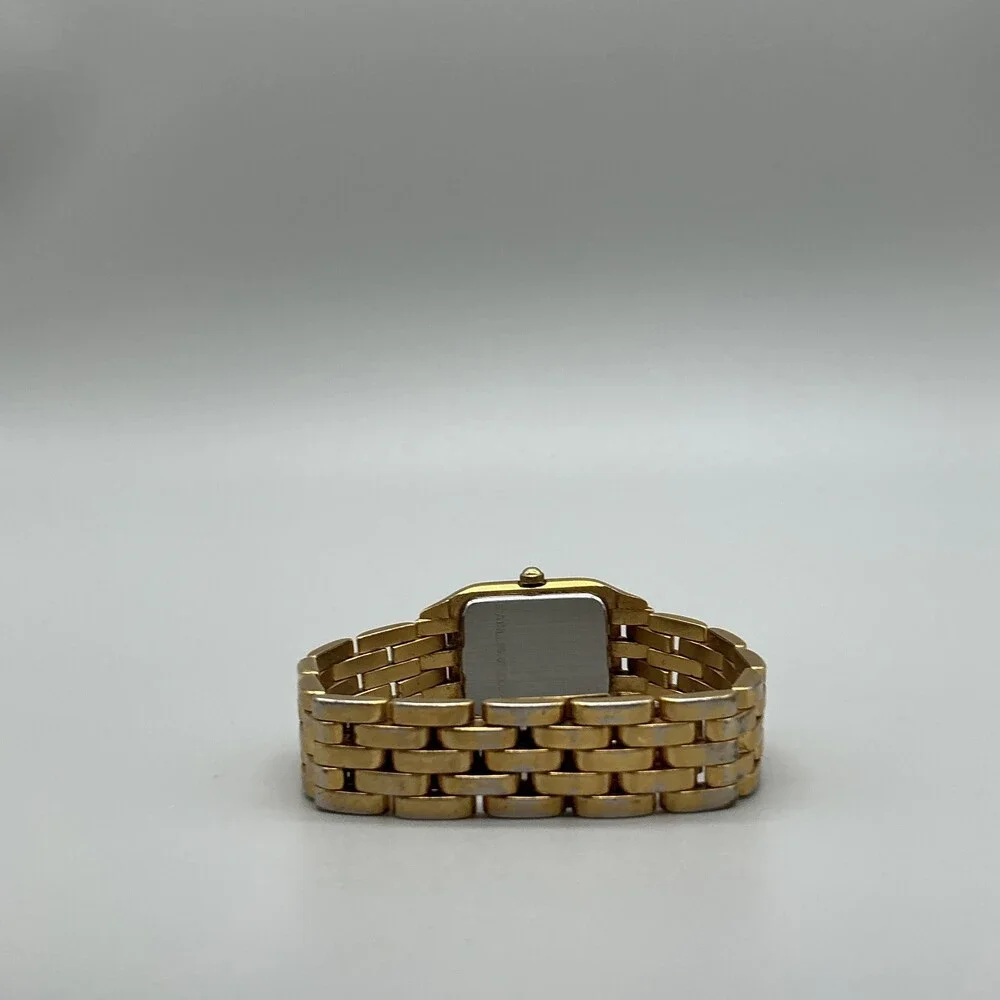 Daniel Mink Womens Watch 20mm White Dial Gold Tone Bracelet New Battery 5.75